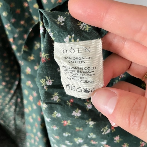 NWT Doen Zarina Dress in Forest Parc Monceau - Picture 12 of 14